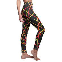 Load image into Gallery viewer, Flame D Stripe Leggings - Helsey Quintoe
