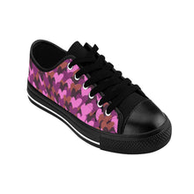 Load image into Gallery viewer, Camo Heart Pink Women&#39;s Sneakers - Helsey Quintoe
