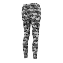 Load image into Gallery viewer, Camo Heart Gray Women&#39;s Leggings - Helsey Quintoe
