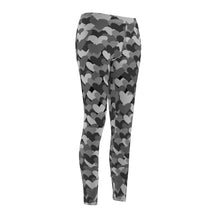 Load image into Gallery viewer, Camo Heart Gray Women&#39;s Leggings - Helsey Quintoe
