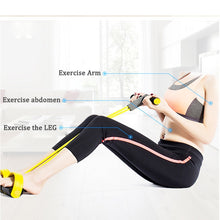 Load image into Gallery viewer, Pedal Resistance Band Elastic Fitness Sit up Pull Rope Exerciser - Helsey Quintoe

