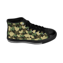 Load image into Gallery viewer, Camo Heart Women&#39;s High-top Sneakers - Helsey Quintoe
