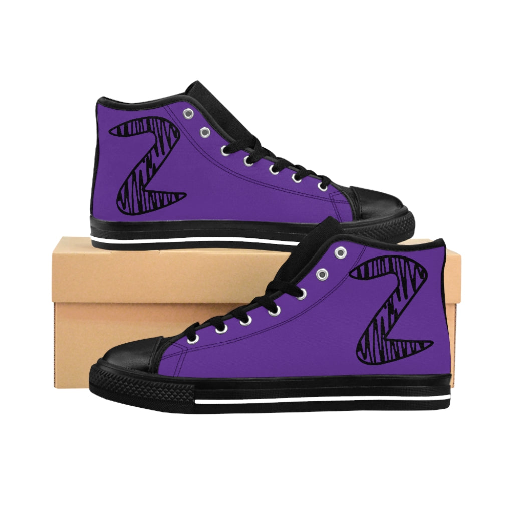 Z Purple Women's High-top Sneakers - Helsey Quintoe