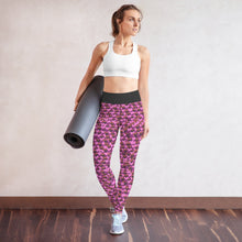 Load image into Gallery viewer, Camo Heart Pink Waist Leggings - Helsey Quintoe
