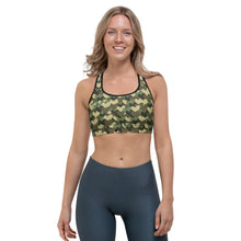 Load image into Gallery viewer, Camo Heart Sports bra - Helsey Quintoe
