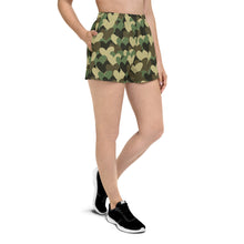Load image into Gallery viewer, Camo Heart G Women&#39;s Short Shorts - Helsey Quintoe
