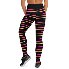 Load image into Gallery viewer, D Stripes Black 2 Leggings - Helsey Quintoe

