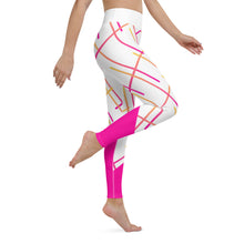 Load image into Gallery viewer, D Stripes White Leggings - Helsey Quintoe
