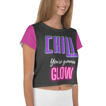 Load image into Gallery viewer, Chill Glow Crop Tee - Helsey Quintoe

